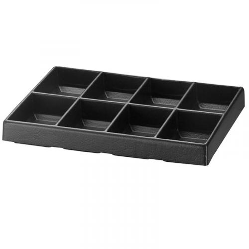 U50030025Q - Plastic tray 8 compartments, 380 x 295 x 50 mm
