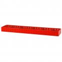 U50030029 - Large shelf with 5 removable dividers, 1177.5 x 200 x 90 mm