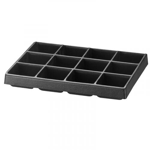 U50030030Q - Plastic tray 12 compartments, 400 x 315 x 50 mm