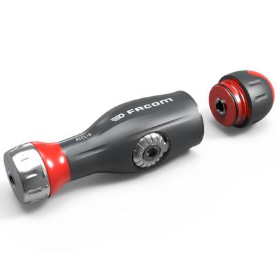 ATCL.3.12PB - Rękojeść z podwójną grzechotką 3 w 1 Protwist® z dwoma uchwytami, 10 nasadek