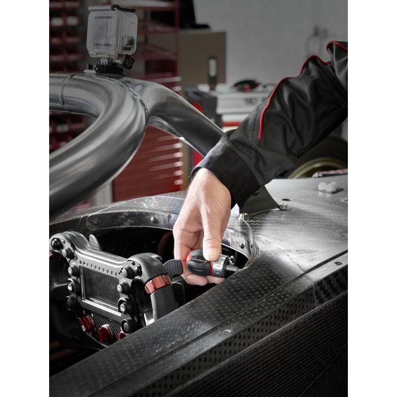 ATCL.S14PB - Rękojeść Protwist® z grzechotką, krótka, z 7 grotami ATCL.S14PB - Rękojeść Protwist® z grzechotką, krótka, z 7 grotami