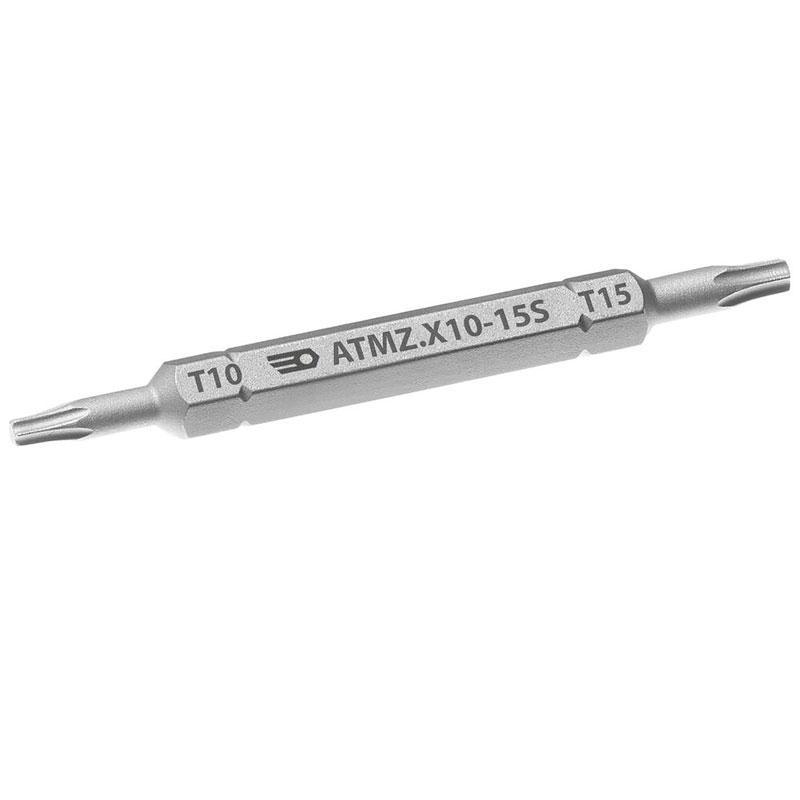 ATMZ.X10-15S - Grot dwustronny 1/4" do śrub z Torx® ,T10 - T15, 67 mm ATMZ.X10-15S - Grot dwustronny 1/4" do śrub z Torx® ,T10 - T15, 67 mm