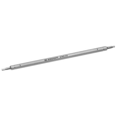 ATMZ.H3 - Grot dwustronny 1/4" do śrub 6-kątnych, 3 mm, 175 mm
