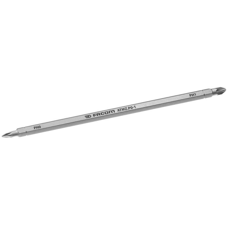ATMZ.P0-1 - Grot dwustronny 1/4" do śrub Phillips®, PH0 - PH1, 175 mm ATMZ.P0-1 - Grot dwustronny 1/4" do śrub Phillips®, PH0 - PH1, 175 mm