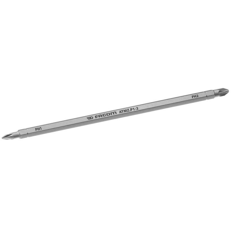 ATMZ.P1-2 - Grot dwustronny 1/4" do śrub Phillips®, PH1 - PH2, 175 mm ATMZ.P1-2 - Grot dwustronny 1/4" do śrub Phillips®, PH1 - PH2, 175 mm