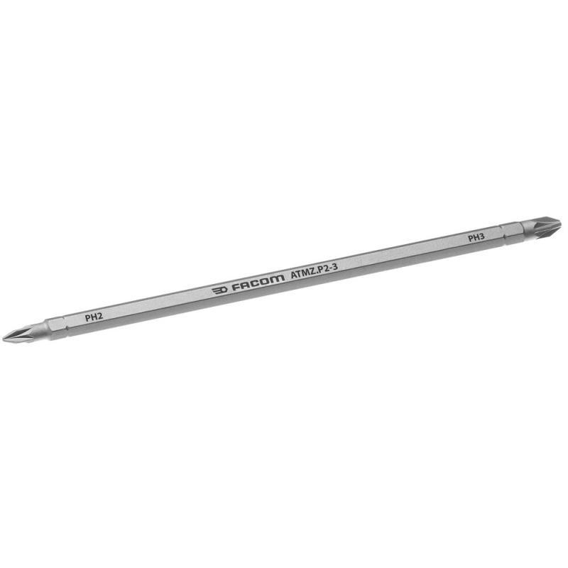 ATMZ.P2-3 - Grot dwustronny 1/4" do śrub Phillips®, PH2 - PH3, 175 mm ATMZ.P2-3 - Grot dwustronny 1/4" do śrub Phillips®, PH2 - PH3, 175 mm