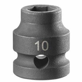 NSS.10A - Nasadka udarowa 1/2" 6-kątna, krótka, metryczna, 10 mm