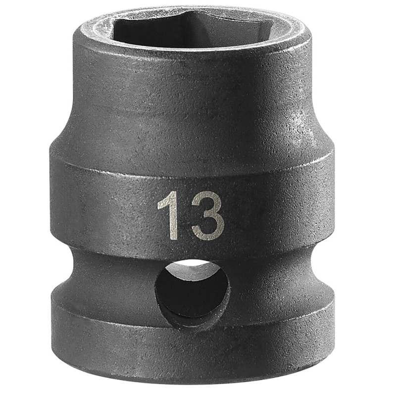 NSS.13A - 1/2" 6-point impact sockets, short, metric, 13 mm