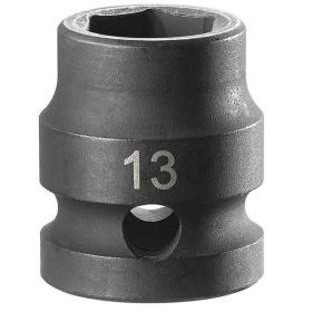 NSS.13A - Nasadka udarowa 1/2" 6-kątna, krótka, metryczna, 13 mm