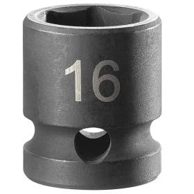 NSS.16A - Nasadka udarowa 1/2" 6-kątna, krótka, metryczna, 16 mm