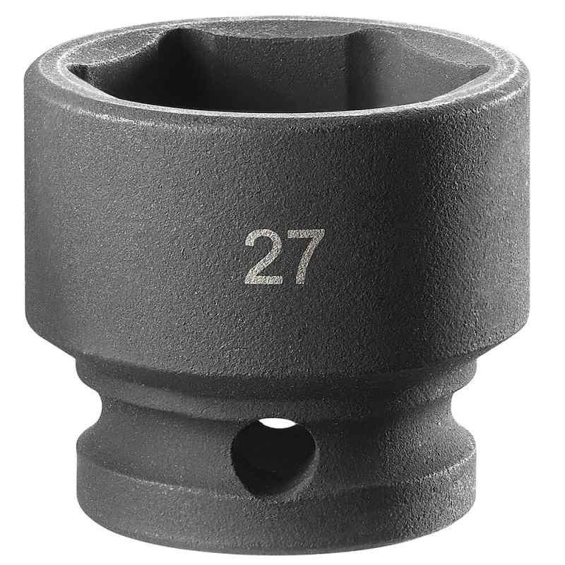 NSS.27A - Nasadka udarowa 1/2" 6-kątna, krótka, metryczna, 27 mm NSS.27A - Nasadka udarowa 1/2" 6-kątna, krótka, metryczna, 27 mm