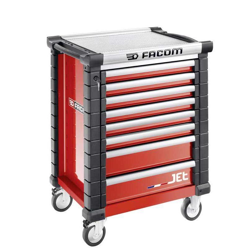 JET.9M3-250 - Roller cabinet with equipment, 18 modules, red JET.9M3-250 - Roller cabinet with equipment, 18 modules, red
