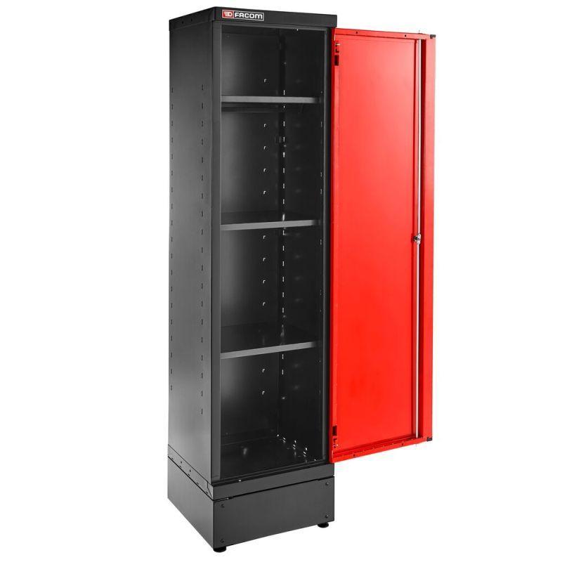 JLS3-A500PP - Szafa 1-drzwiowa Jetline+, drzwi pełne, 3 półki, czerwona JLS3-A500PP - Szafa 1-drzwiowa Jetline+, drzwi pełne, 3 półki, czerwona