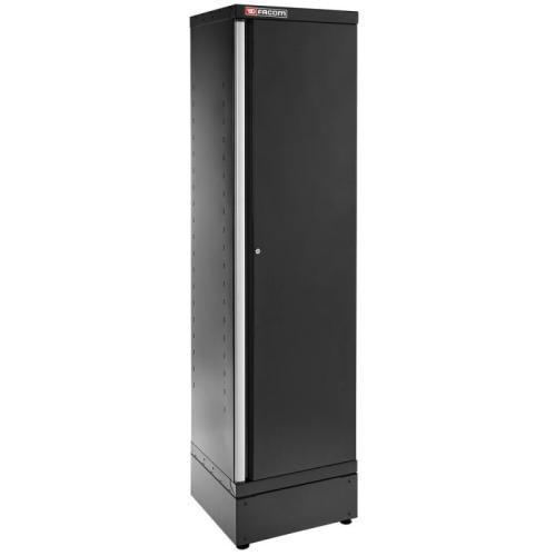 JLS3-A500PPBS - Jetline+ 1-door cabinet, full door, 3 shelves, black