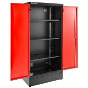 JLS3-A1000PP - Szafa 2-drzwiowa Jetline+, drzwi pełne, 3 półki, czerwona