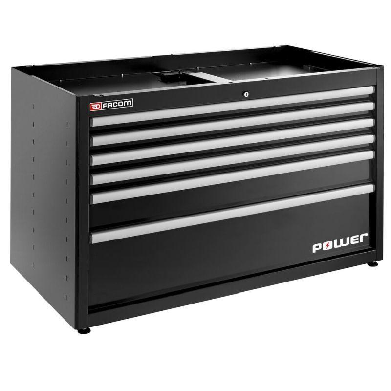 JLS3-MBDPOWERBS - Szafka niska Jetline+, podwójna z szufladą zasilającą, czarna JLS3-MBDPOWERBS - Szafka niska Jetline+, podwójna z szufladą zasilającą, czarna