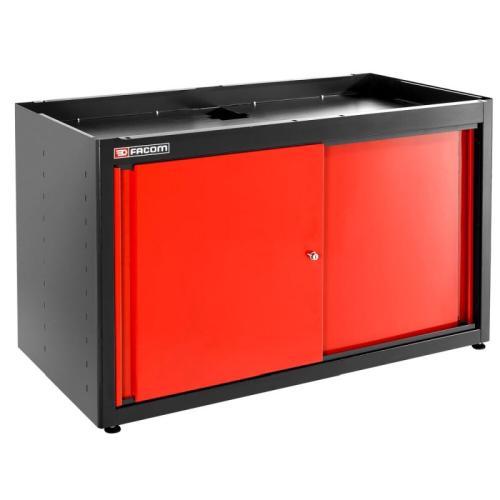 JLS3-MBDPP - Jetline+ low cabinet, double with full doors, red