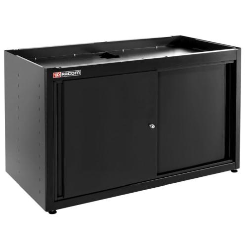 JLS3-MBDPPBS - Jetline+ low cabinet, double with full doors, black