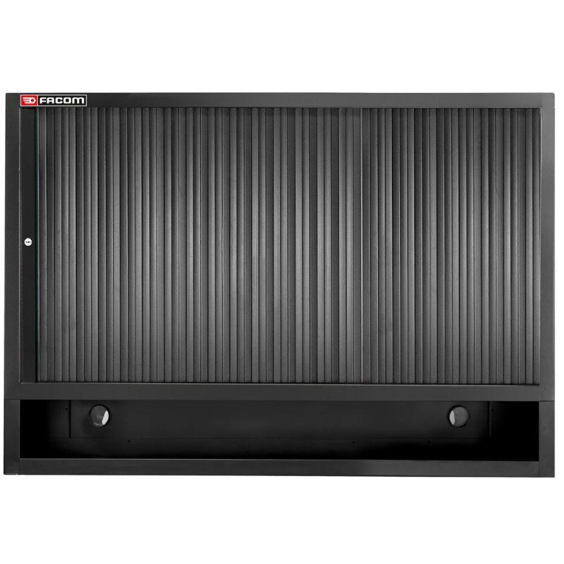 JLS3-MHDRBS - Szafka wysoka Jetline+, podwójna zamykana z roletą, czarna JLS3-MHDRBS - Szafka wysoka Jetline+, podwójna zamykana z roletą, czarna