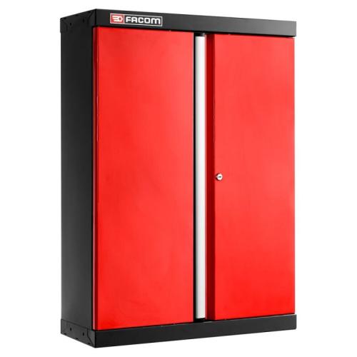 JLS3-MHSPP - Jetline+ top unit, single with full doors, 2 shelves, red