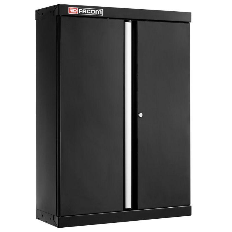 JLS3-MHSPPBS - Szafka wysoka Jetline +, pojedyncza z drzwiami pełnymi, 2 półki, czarna JLS3-MHSPPBS - Szafka wysoka Jetline +, pojedyncza z drzwiami pełnymi, 2 półki, czarna