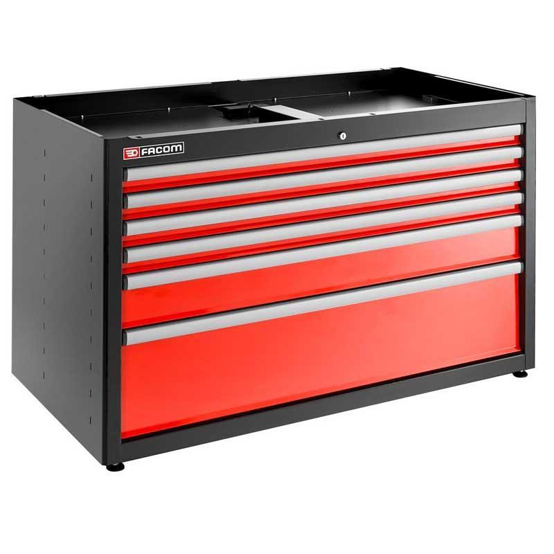 JLS3-MBD6T - Szafka niska Jetline+, podwójna, 6 szuflad, czerwona JLS3-MBD6T - Szafka niska Jetline+, podwójna, 6 szuflad, czerwona
