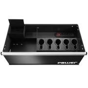 JLS3-MBDPOWERBS - Szafka niska Jetline+, podwójna z szufladą zasilającą, czarna