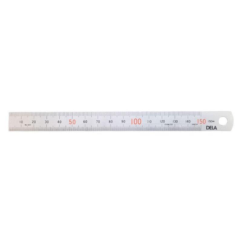 DELA.1031.01 - Liniał ze stali nierdzewnej 150 mm DELA.1031.01 - Liniał ze stali nierdzewnej 150 mm