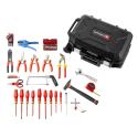 BV.R30ELEC56PB - Set of 56 tools for electricians in a wheeled case BV.R30PB
