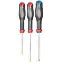 AT.3PB - Set of 3 screwdrivers Protwist® for slotted screws and Pozidriv®, 3.5 - 4 mm, PZ1