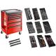 SL.ROLL.6M3 - Roller cabinet with equipment, 9 modules, red