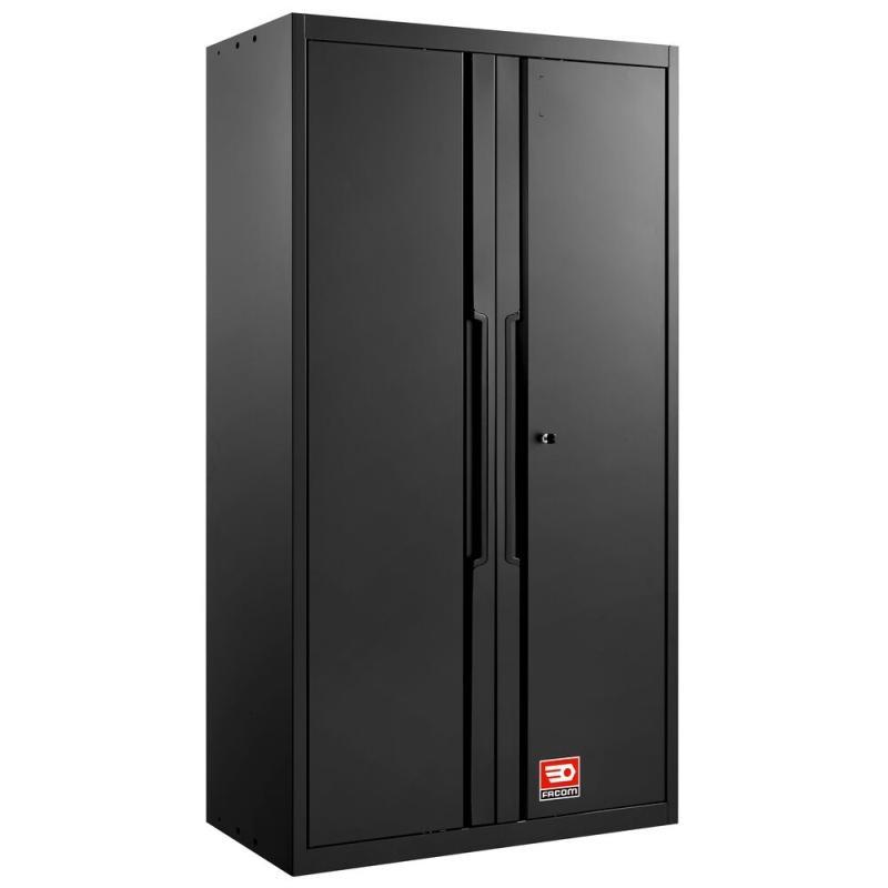 RWS2-A1000PPBS - Szafa wysoka ROLL, 2 drzwi pełne, 3 półki, czarna RWS2-A1000PPBS - Szafa wysoka ROLL, 2 drzwi pełne, 3 półki, czarna