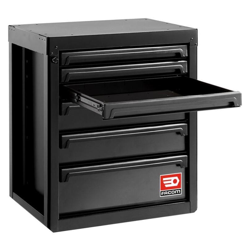 RWS2-MBS6TBS - Szafka stojąca ROLL, 6 szuflad, czarna RWS2-MBS6TBS - Szafka stojąca ROLL, 6 szuflad, czarna
