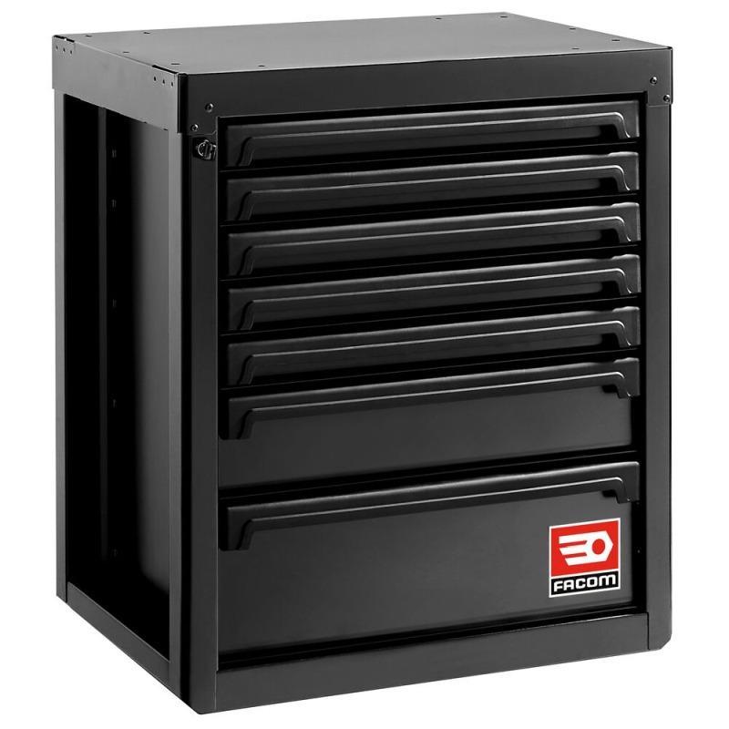 RWS2-MBS7TBS - Szafka stojąca ROLL, 7 szuflad, czarna RWS2-MBS7TBS - Szafka stojąca ROLL, 7 szuflad, czarna