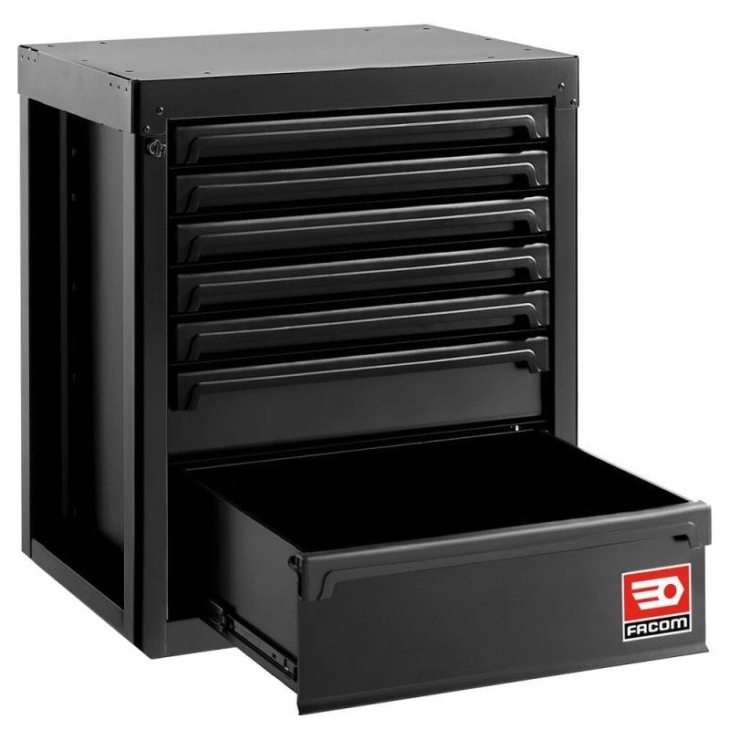 RWS2-MBS7TBS - Szafka stojąca ROLL, 7 szuflad, czarna RWS2-MBS7TBS - Szafka stojąca ROLL, 7 szuflad, czarna