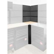 RWS2-CSWBS - Blat narożny drewniany z panelami perforowanymi