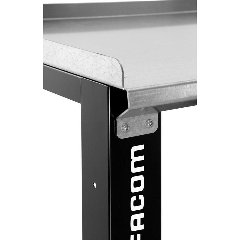 WB2.1500GS - Workbench 1.5m galvanized steel worktop