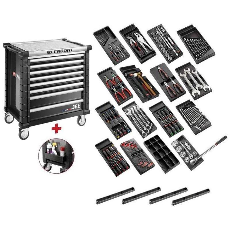 SPOTLIGHT15NKWG - Roller cabinet with equipment, 15 modules, black SPOTLIGHT15NKWG - Roller cabinet with equipment, 15 modules, black