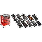 CM.118 - 118-Piece Set OF Universal Tools - 6 Drawer Roller Cabinet CM.118 - 118-Piece Set OF Universal Tools - 6 Drawer Roller Cabinet