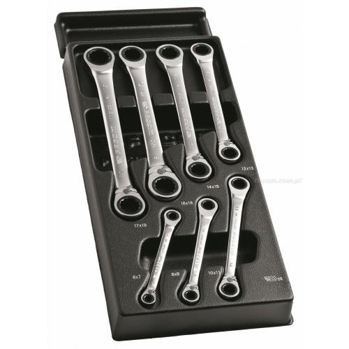 MOD.65J7 - 7 WRENCHES 65 IN TRAY SET