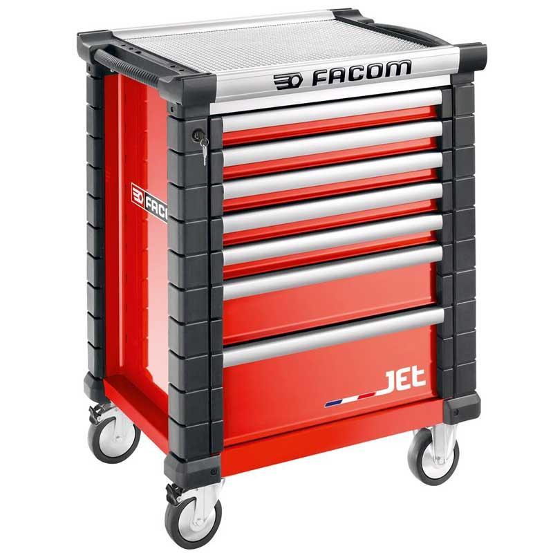 SPOTLIGHTJET7M3A - Roller cabinet with equipment, 9 modules, red SPOTLIGHTJET7M3A - Roller cabinet with equipment, 9 modules, red