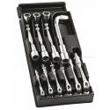 MOD.75-1 - MODULE ANGLED WRENCH SET - 8 TO 19MM