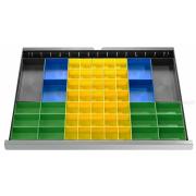 2930.B1 - zestaw 53 skrzynek plastikowych