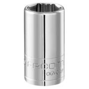 R.8GRP - Nasadka 1/4" do zaokrąglonych śrub 6-kątnych OGV® GRIP, 8 mm R.8GRP - Nasadka 1/4" do zaokrąglonych śrub 6-kątnych OGV® GRIP, 8 mm