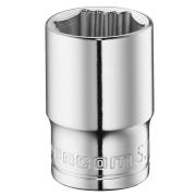 S.18GRP - Nasadka 1/2" do zaokrąglonych śrub 6-kątnych OGV® GRIP, 18 mm S.18GRP - Nasadka 1/2" do zaokrąglonych śrub 6-kątnych OGV® GRIP, 18 mm