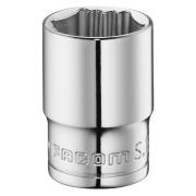 S.19GRP - Nasadka 1/2" do zaokrąglonych śrub 6-kątnych OGV® GRIP, 19 mm S.19GRP - Nasadka 1/2" do zaokrąglonych śrub 6-kątnych OGV® GRIP, 19 mm