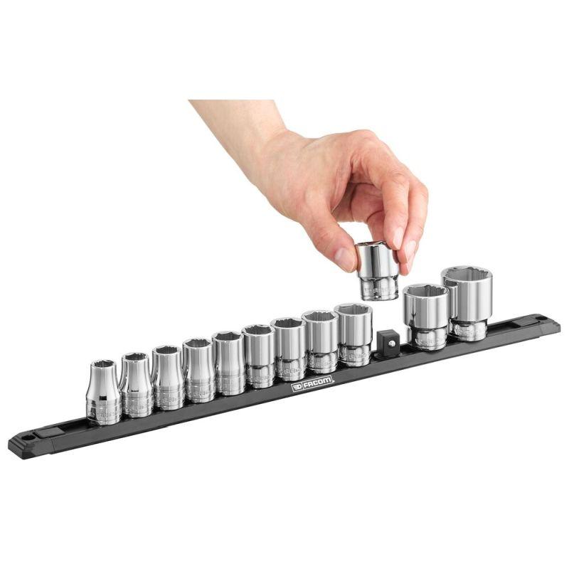 S.40EGRPPB - Zestaw nasadek 1/2" do zaokrąglonych śrub 6-kątnych OGV® GRIP, 10 - 24 mm (12 szt.) S.40EGRPPB - Zestaw nasadek 1/2" do zaokrąglonych śrub 6-kątnych OGV® GRIP, 10 - 24 mm (12 szt.)