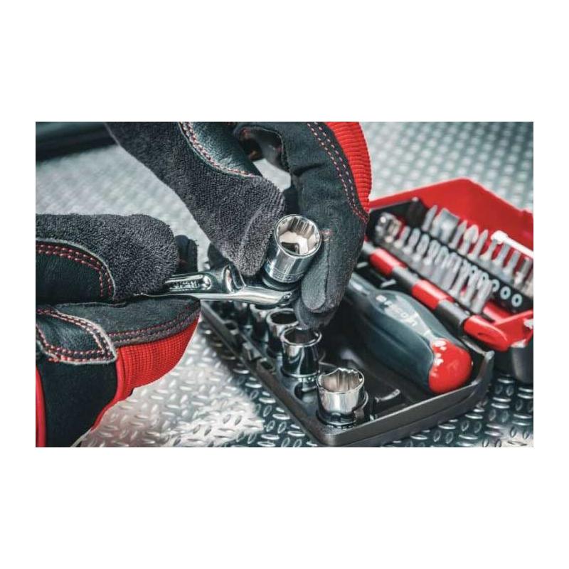 RL.NANO1GRPPB - Zestaw nasadek 1/4" do zaokrąglonych śrub 6-kątnych OGV® GRIP, 5,5 - 14 mm, z grzechotką i akcesoriami (38 szt.) RL.NANO1GRPPB - Zestaw nasadek 1/4" do zaokrąglonych śrub 6-kątnych OGV® GRIP, 5,5 - 14 mm, z grzechotką i akcesoriami (38 szt.)