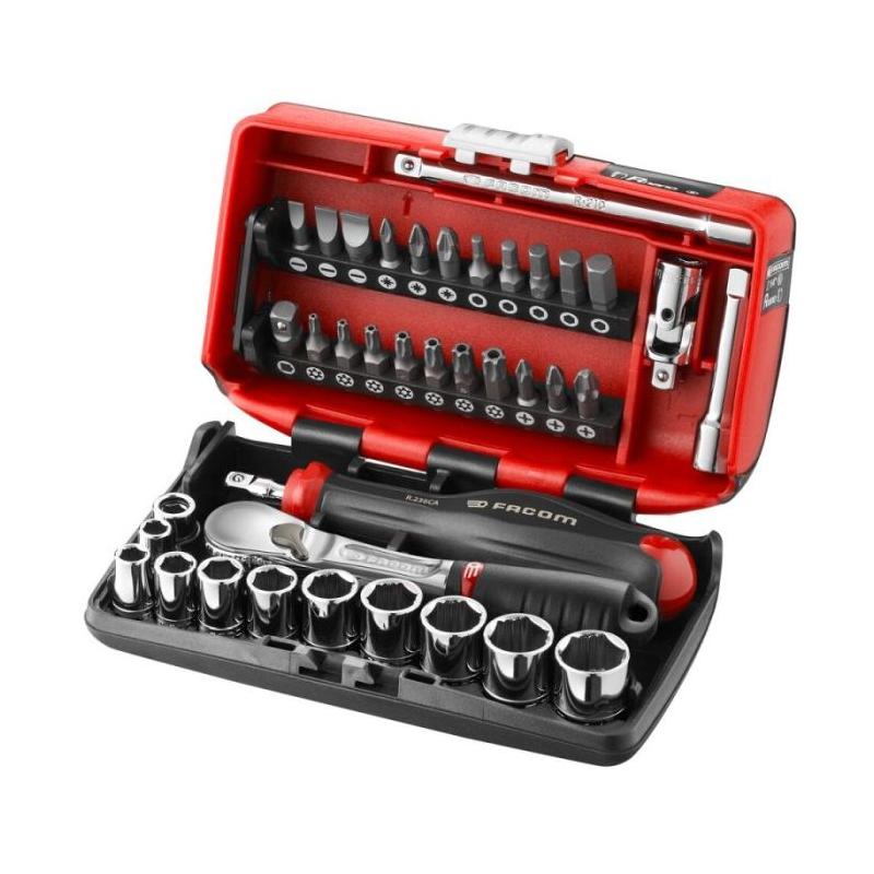 RL.NANO1GRPPB - Zestaw nasadek 1/4" do zaokrąglonych śrub 6-kątnych OGV® GRIP, 5,5 - 14 mm, z grzechotką i akcesoriami (38 szt.) RL.NANO1GRPPB - Zestaw nasadek 1/4" do zaokrąglonych śrub 6-kątnych OGV® GRIP, 5,5 - 14 mm, z grzechotką i akcesoriami (38 szt.)