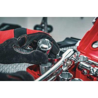 SL.DBOX1GRPPB - 1/2" socket set for OGV® GRIP rounded hex screws, 8 - 32 mm, with ratchet and accessories (21 pcs.)